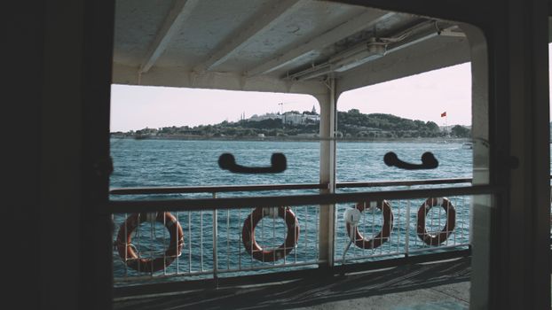 Lifebuoys on Ship