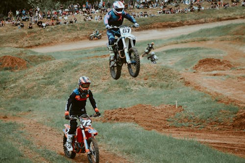 People Riding their Dirt Bikes