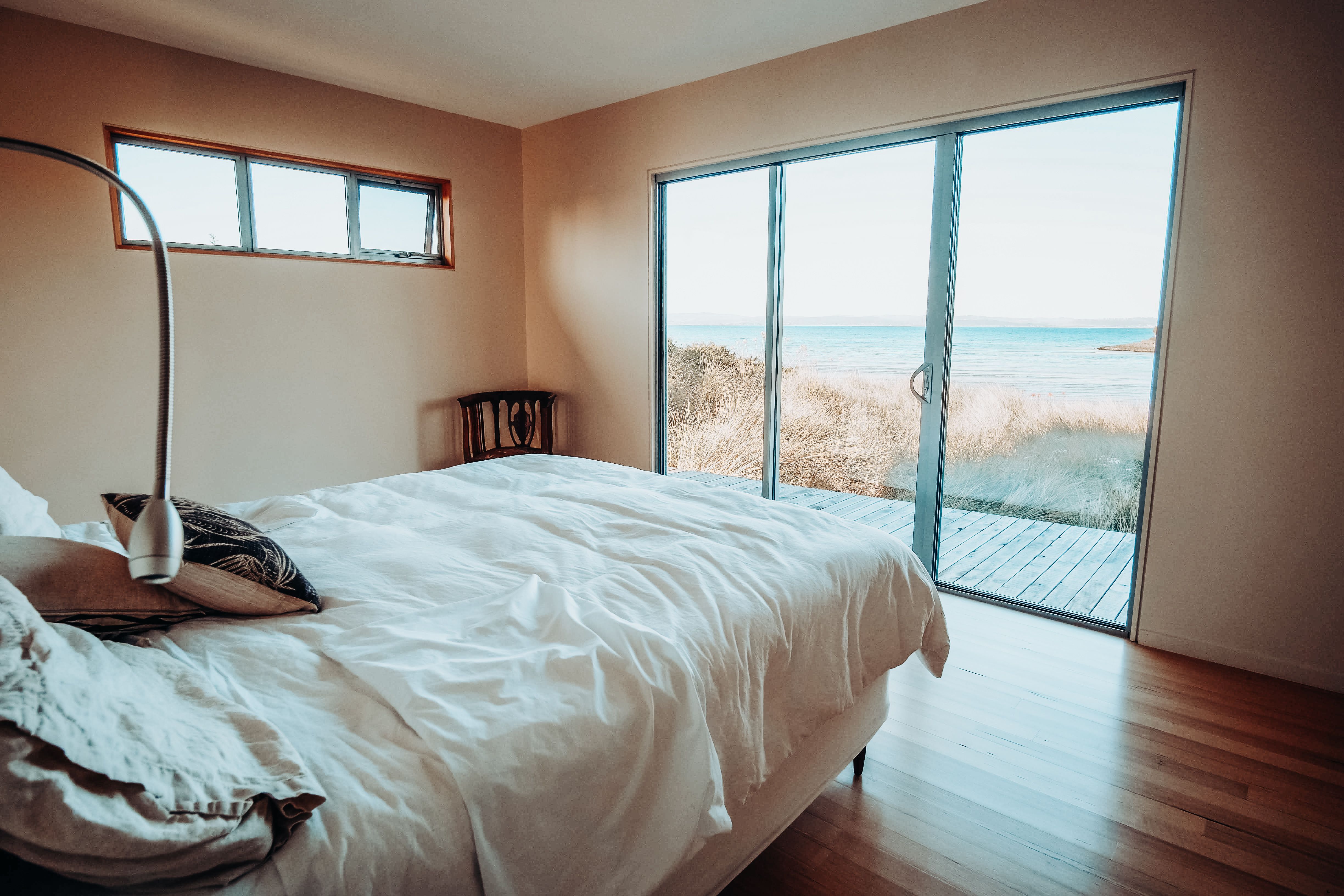 Ensuite room with views toward the Solitary Islands