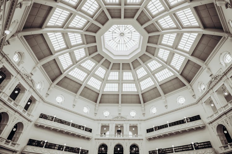 Photo Of Ceiling Of State Library Victoria