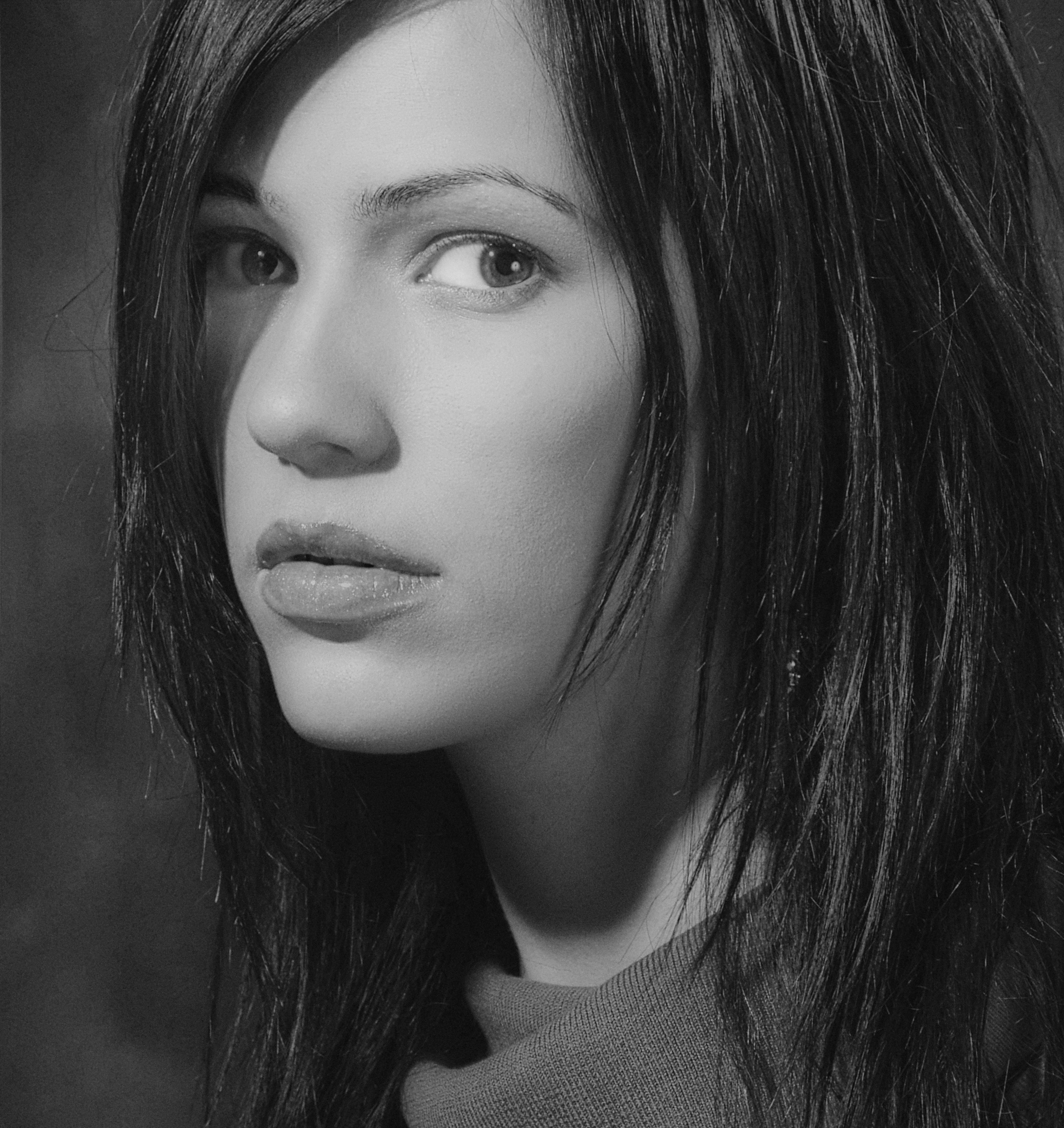 Profile of a Beautiful Girl - Free Stock Photo by Alexander Krivitskiy on