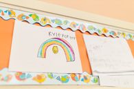 Happy Birthday Greeting Card on White Surface