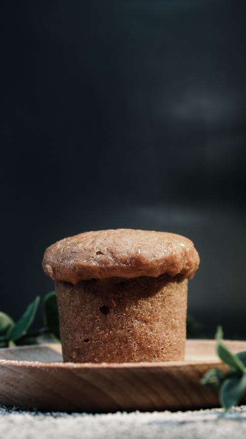Brown Cupcake in Close Up Photography