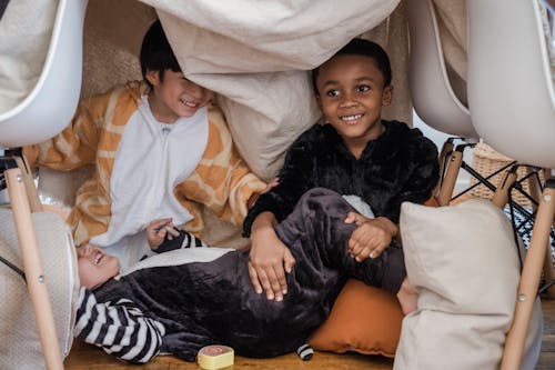 Happy Children Playing Together