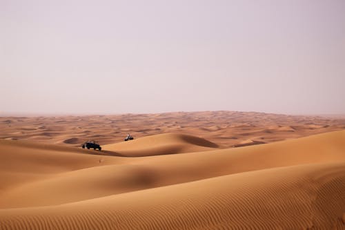Free Person Riding an ATV on a Desert Stock Photo