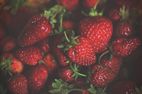 Kostenloses Stock Foto zu erdbeeren, essen, frisch