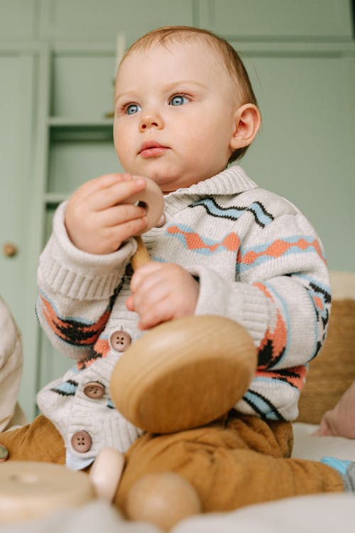 Gratis stockfoto met baby, blauwe ogen, dierbaar