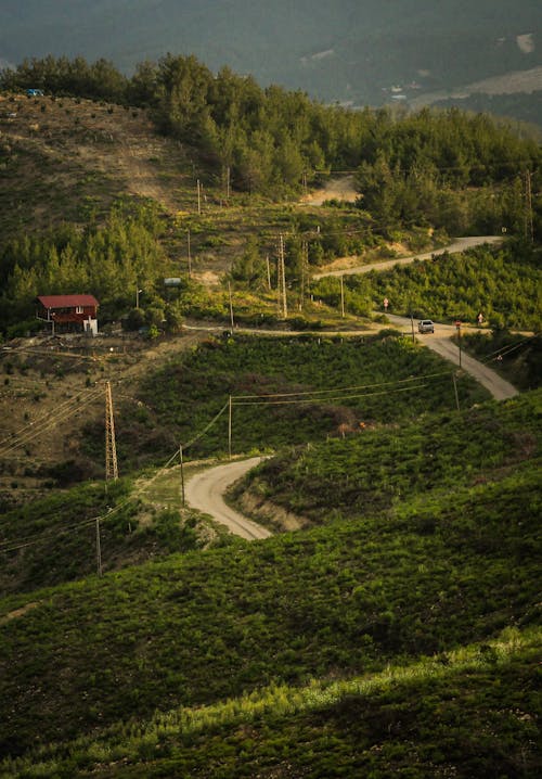 Foto profissional grátis de campo, estrada da montanha, rural