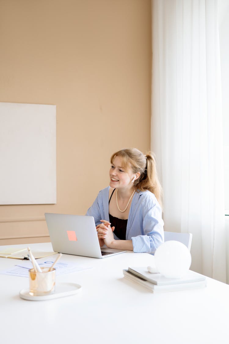 Woman Working In The Office