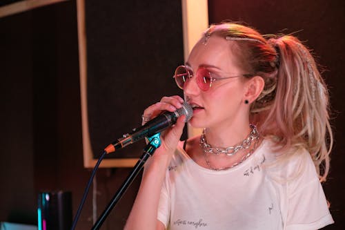 A Singer Wearing Sunglasses