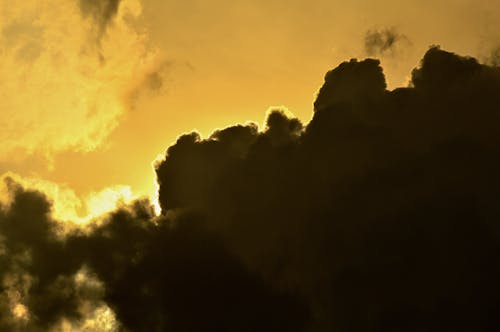 White Clouds During Sunset