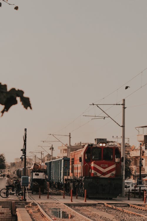 Immagine gratuita di allenare, esterno, ferrovia