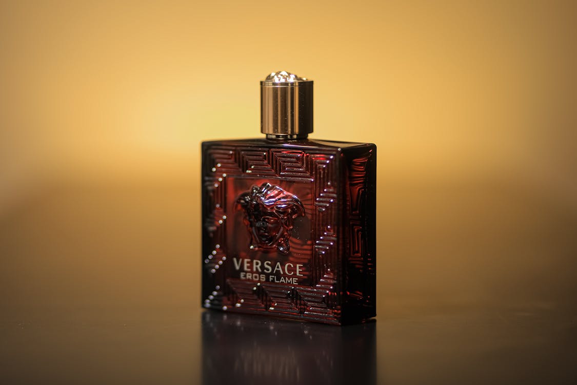 Free Versace Perfume Bottle Stock Photo