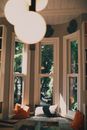 White Wooden Framed Glass Window