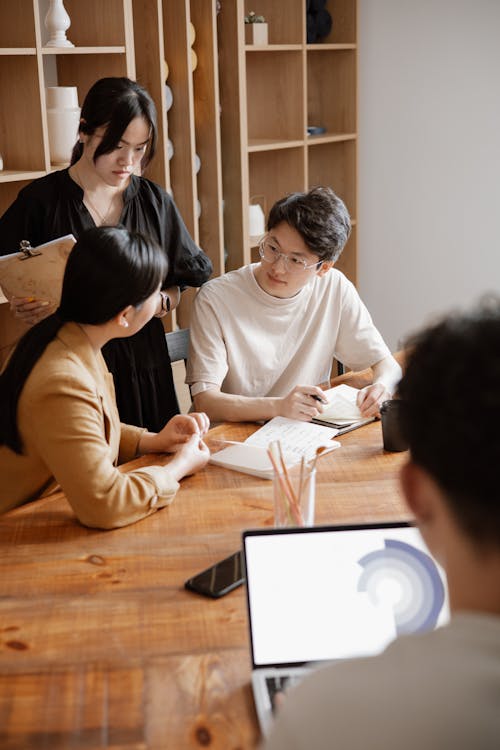 Free Office Team Working in the Office Stock Photo