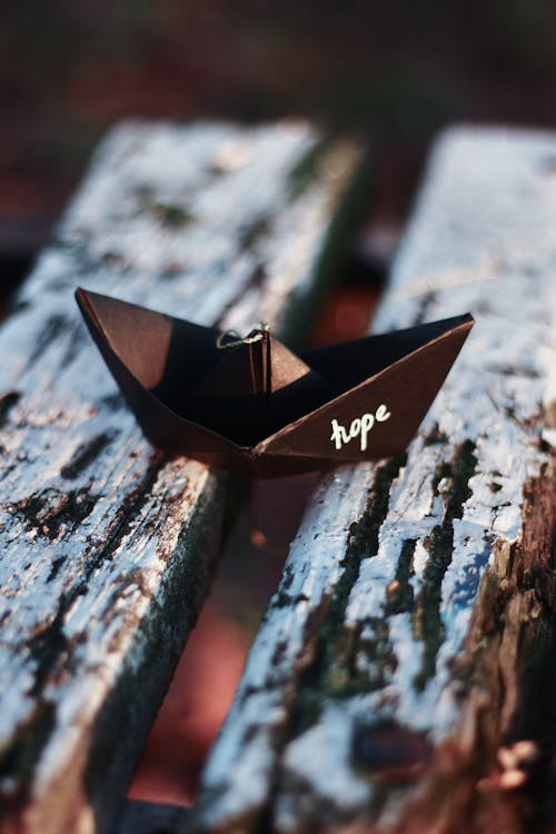 Close up of a Paper Boat