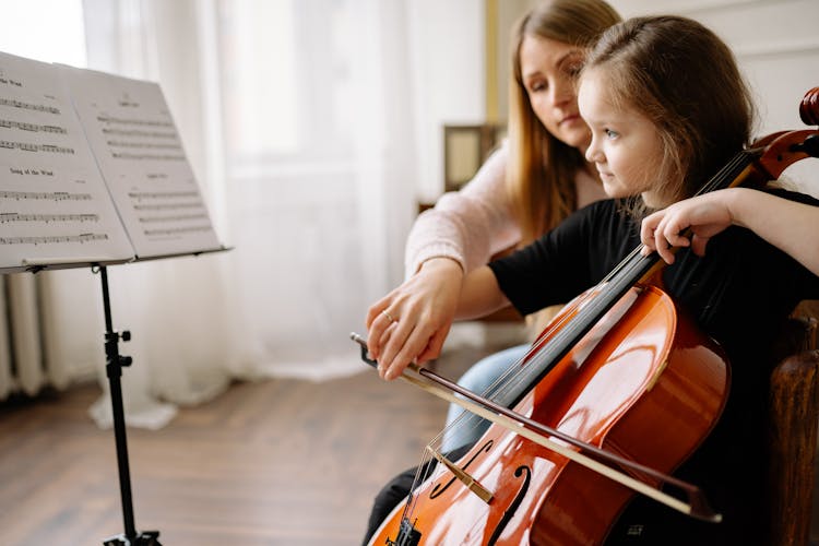 Girl Playing Cello