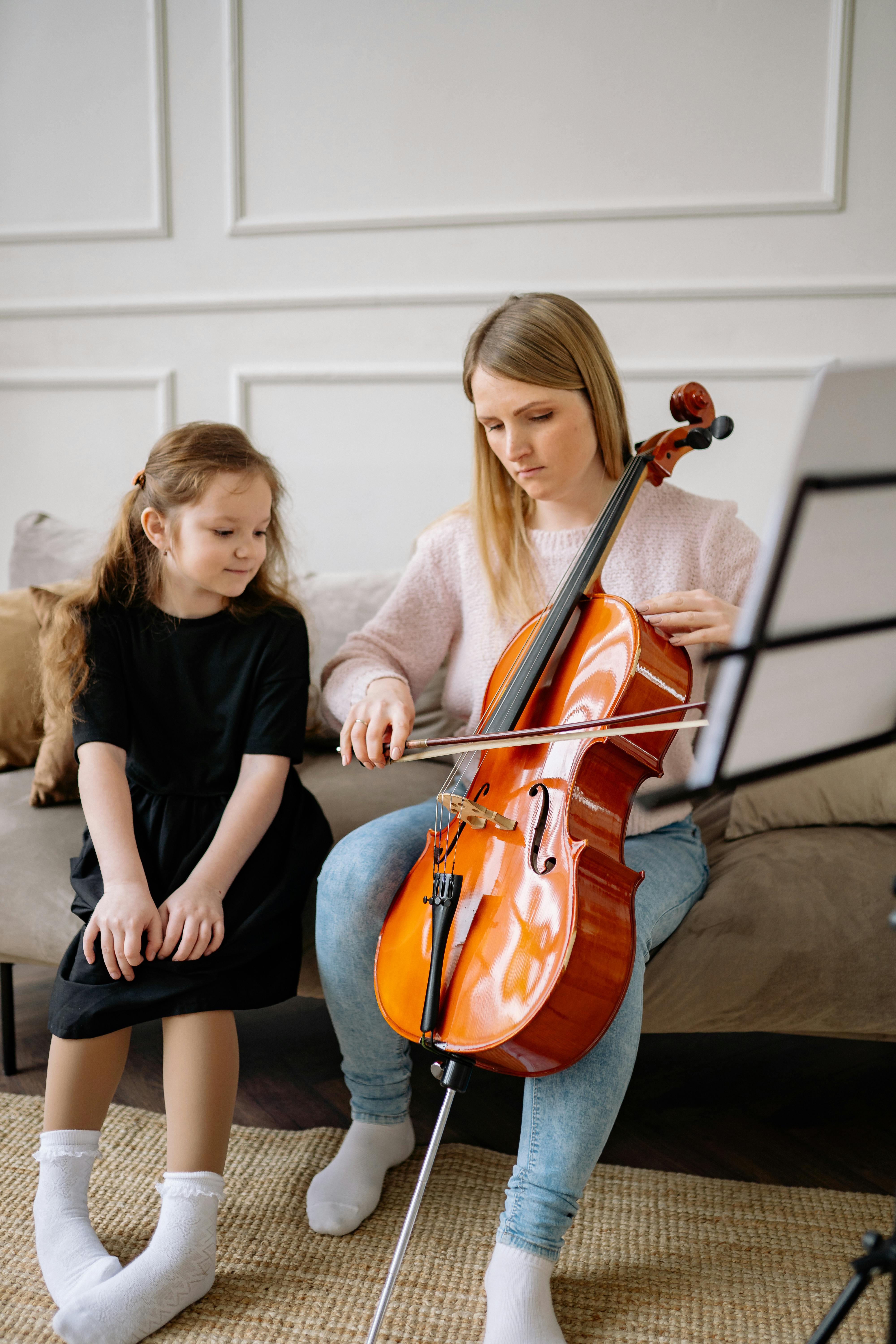 children playing cello