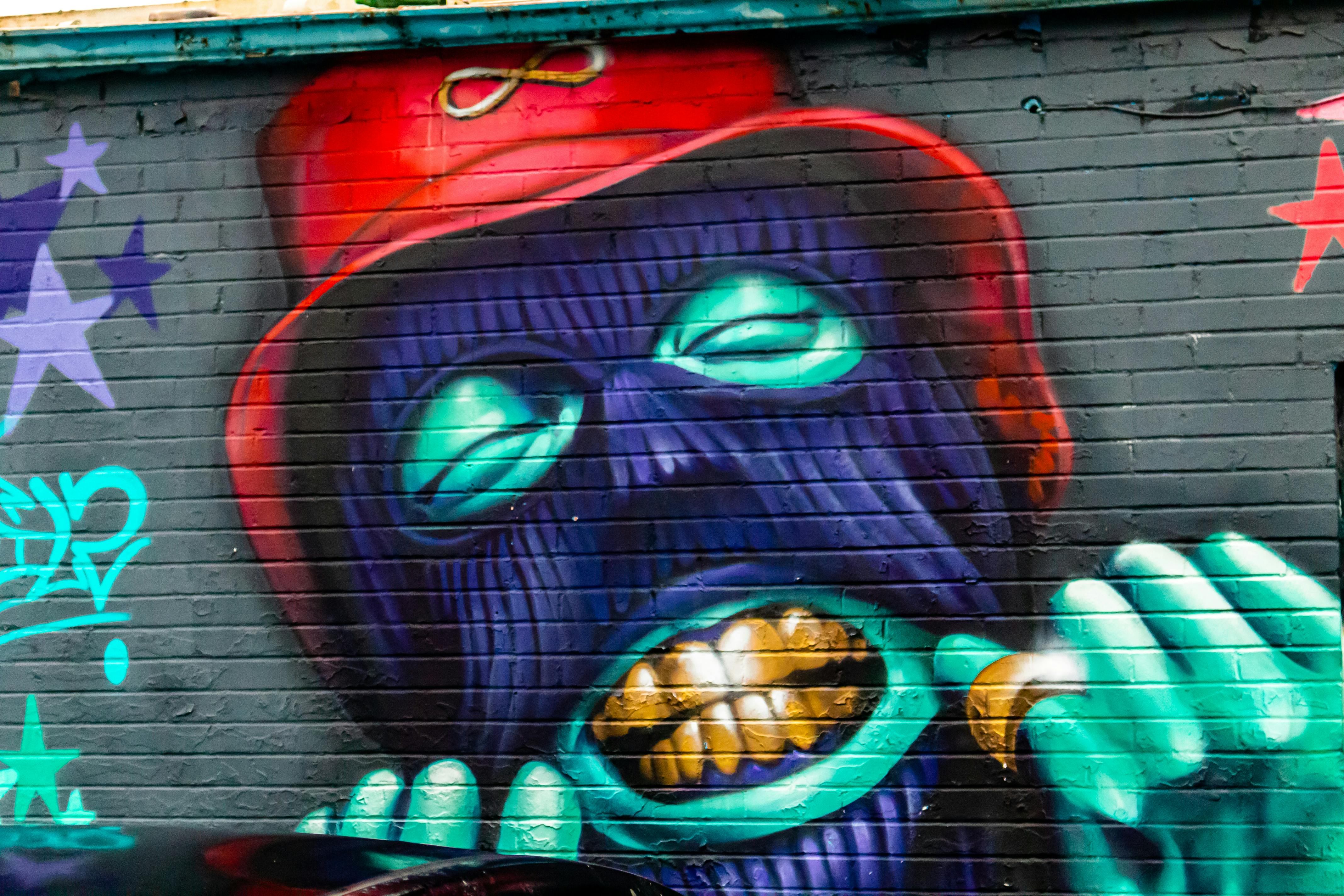 Wall Covered With Graffiti · Free Stock Photo