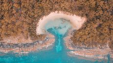 Aerial View of Body of Water