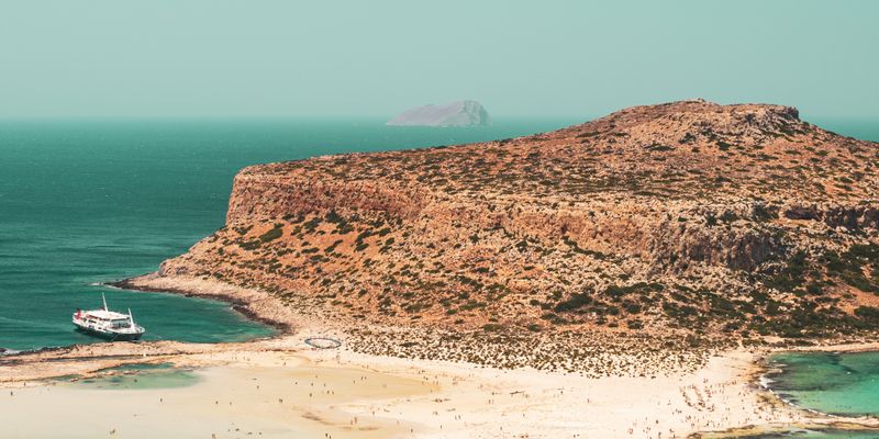 La laguna de Balos, en Creta