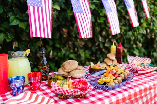 Food for the Celebration of the 4th of July