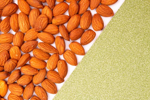 Free Close-Up Shot of Almond Nuts Stock Photo