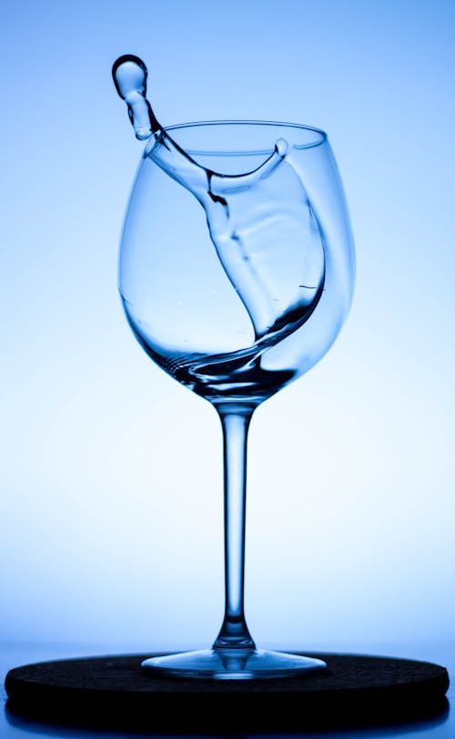 Free Close Up Shot of a Wine Glass Stock Photo