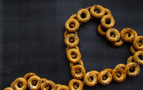 Ingyenes stockfotó bagel, cukrászsütemény, élelmiszer-fotózás témában