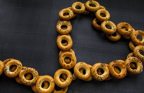 Ingyenes stockfotó bagel, cukrászsütemény, élelmiszer-fotózás témában