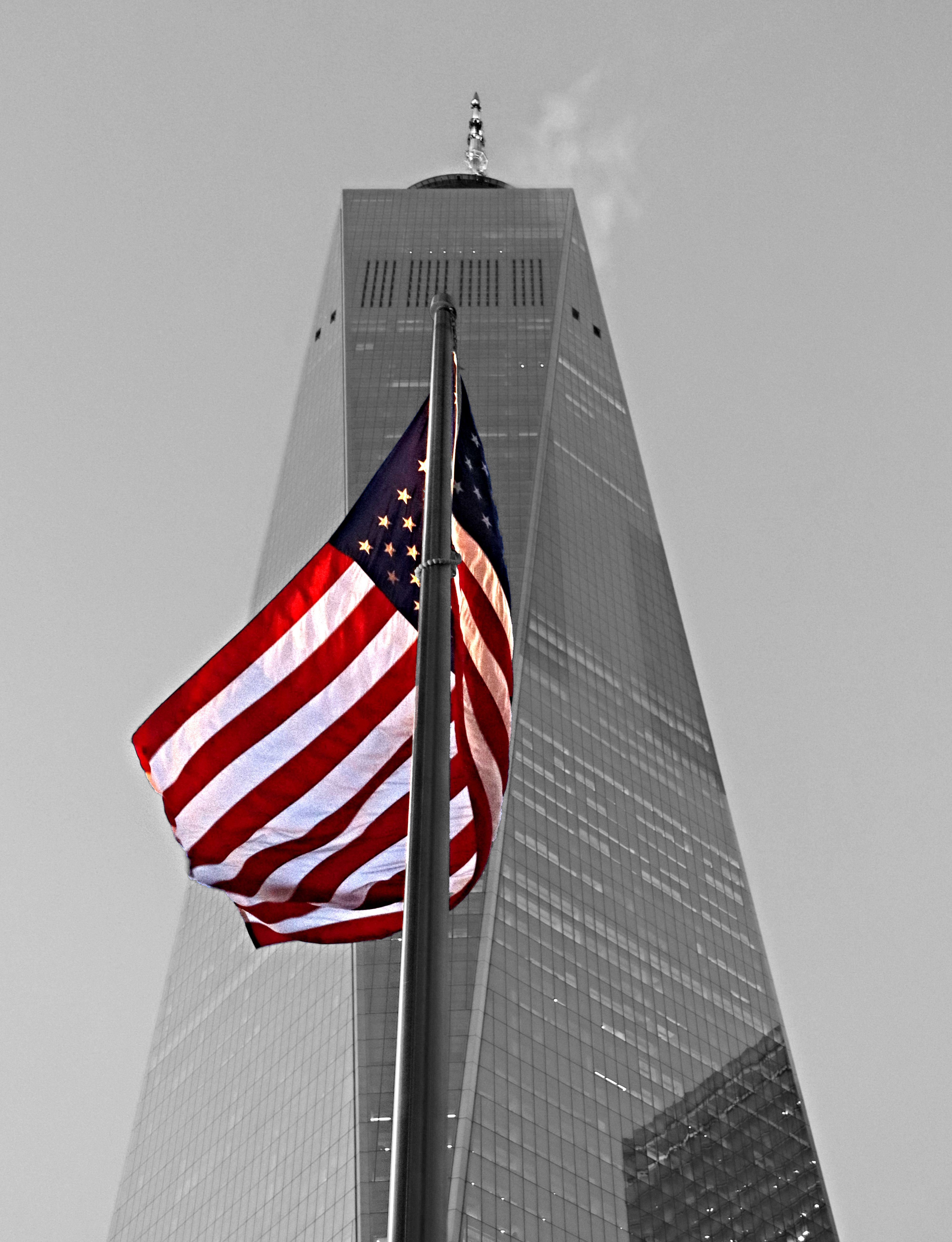 1 Wtc 911 アメリカの国旗の無料の写真素材
