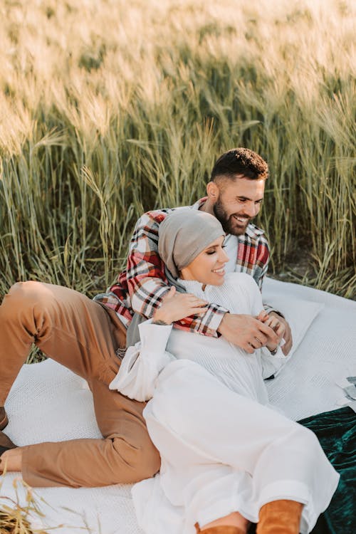 Couple Having a Picnic