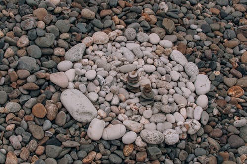 Fotobanka s bezplatnými fotkami na tému dno, kamene, kruh