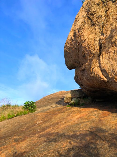 Free Explore the stunning rock formations under a clear blue sky in Kanakapura, India. Stock Photo