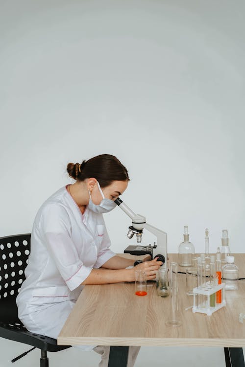 Woman Working in Lab 