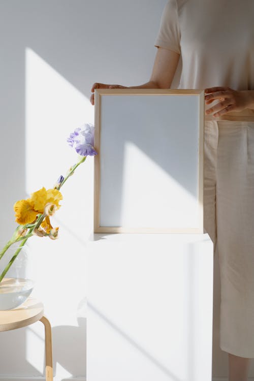 Free An Empty Picture Frame  Stock Photo