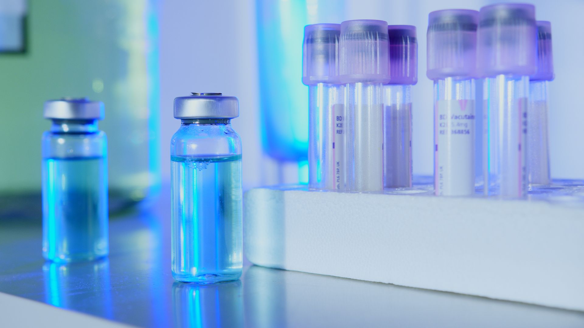 Vials with Specimens