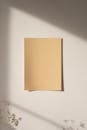 Brown Paper on the Wall