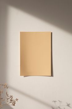 Brown Paper on the Wall