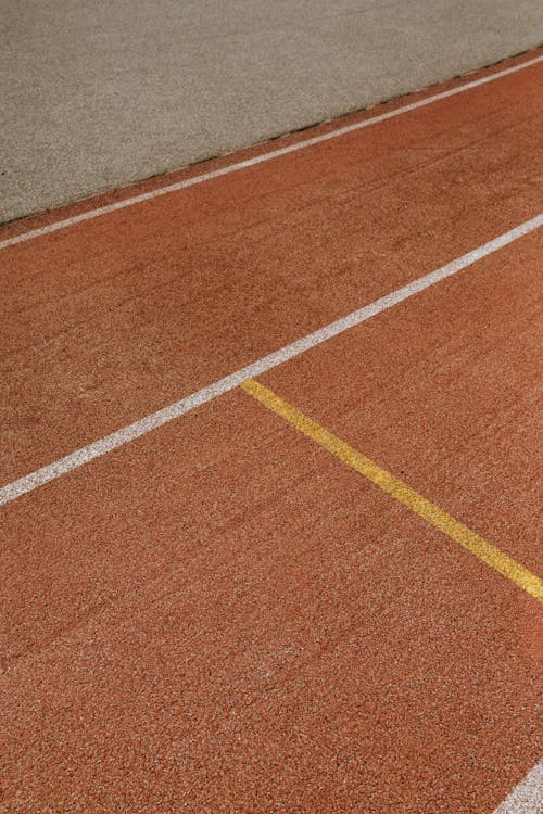 Close-up of a Running Track 