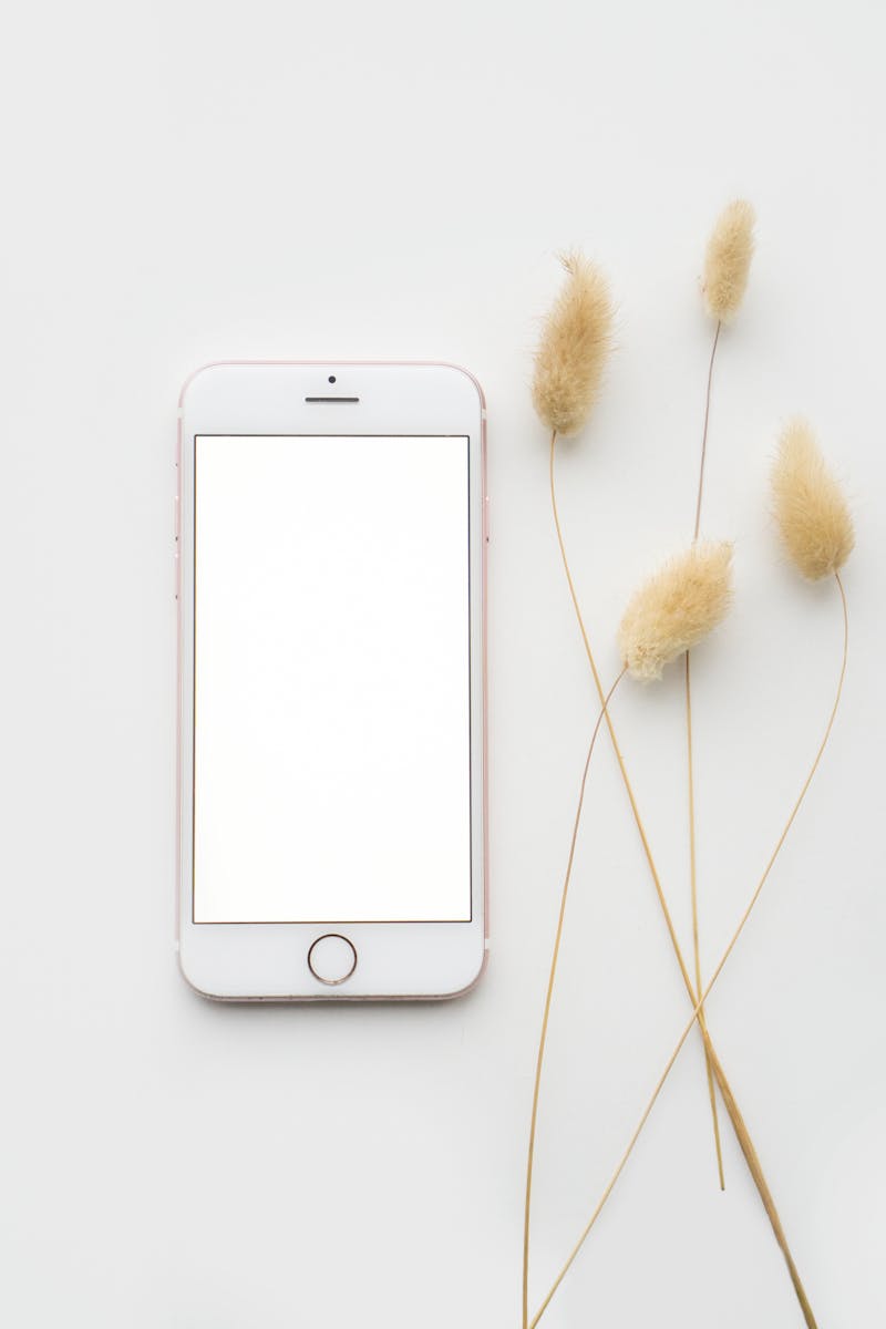 Iphone 6 on White Surface 