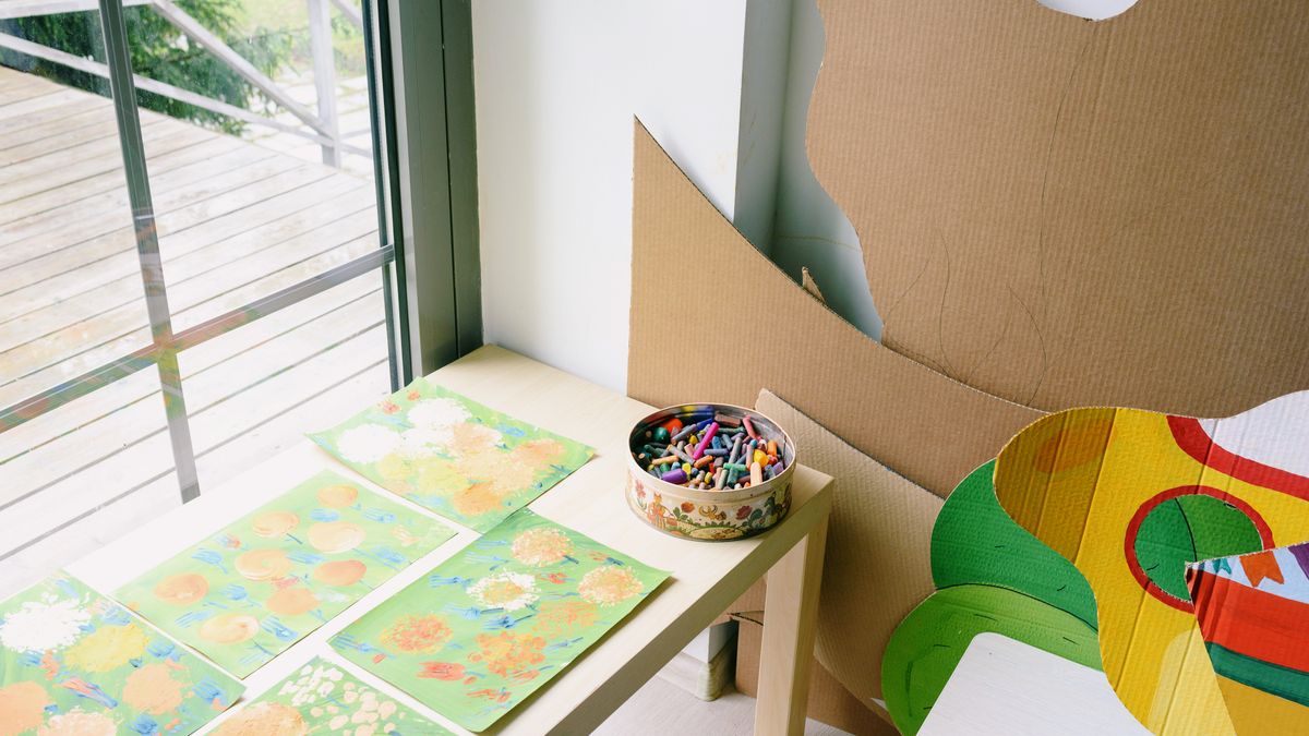 Activités familiales créatives - illustration