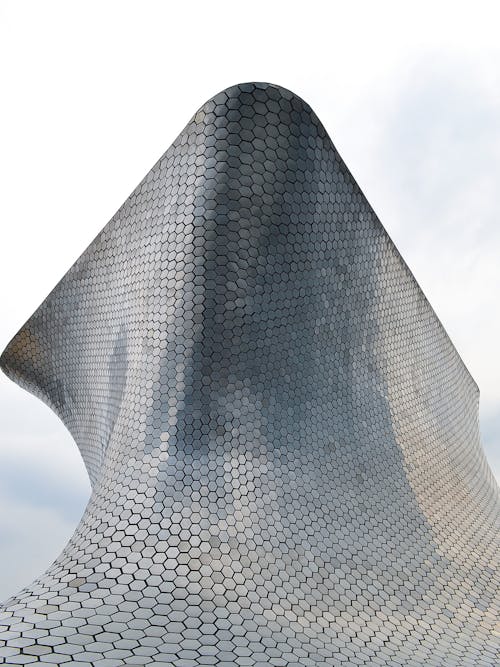 Futuristic Architecture in Museo Soumaya, Mexico City, Mexico 