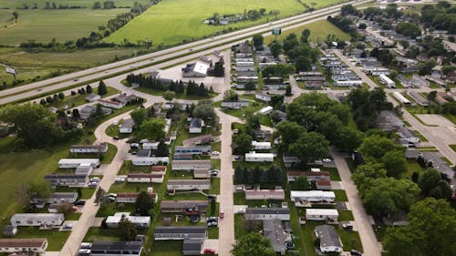 Fotos de stock gratuitas de aéreo, autopista, casas