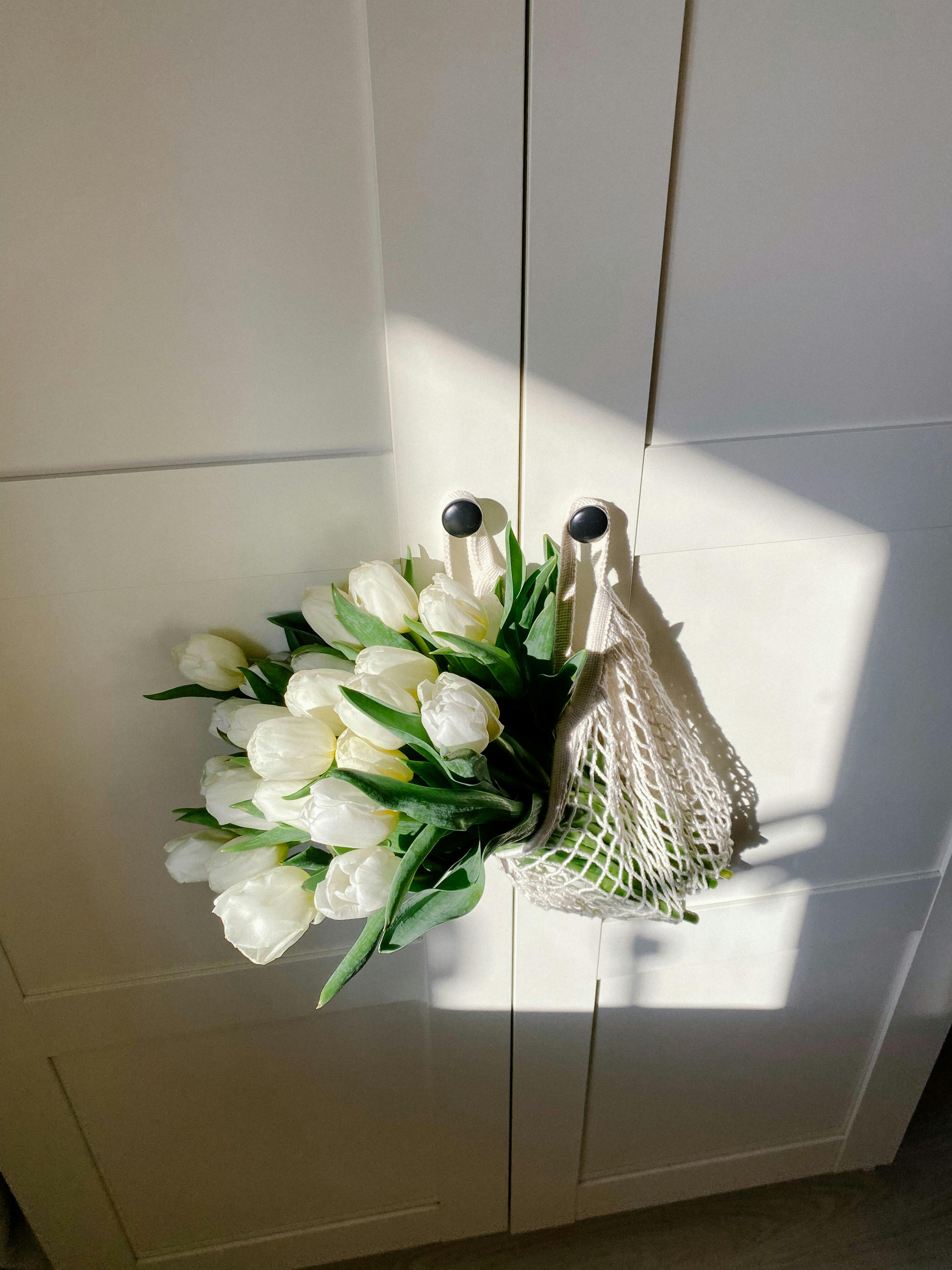 Hanging wedding bouquet