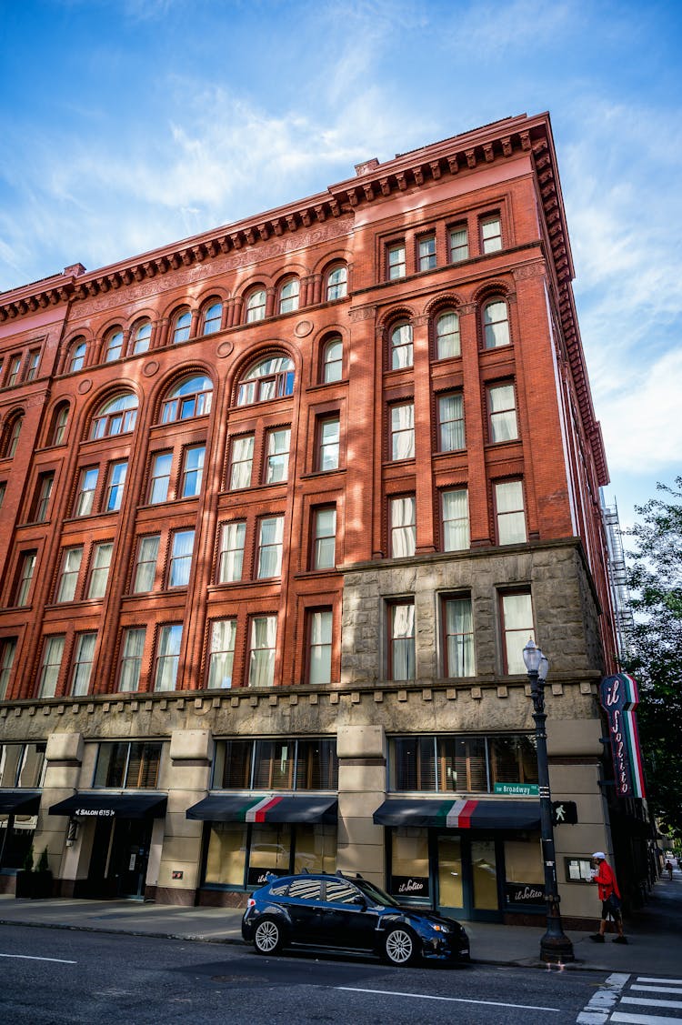 Imperial Hotel Facade In Portland, Oregon