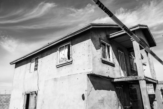 Grayscale Photo of Concrete Building