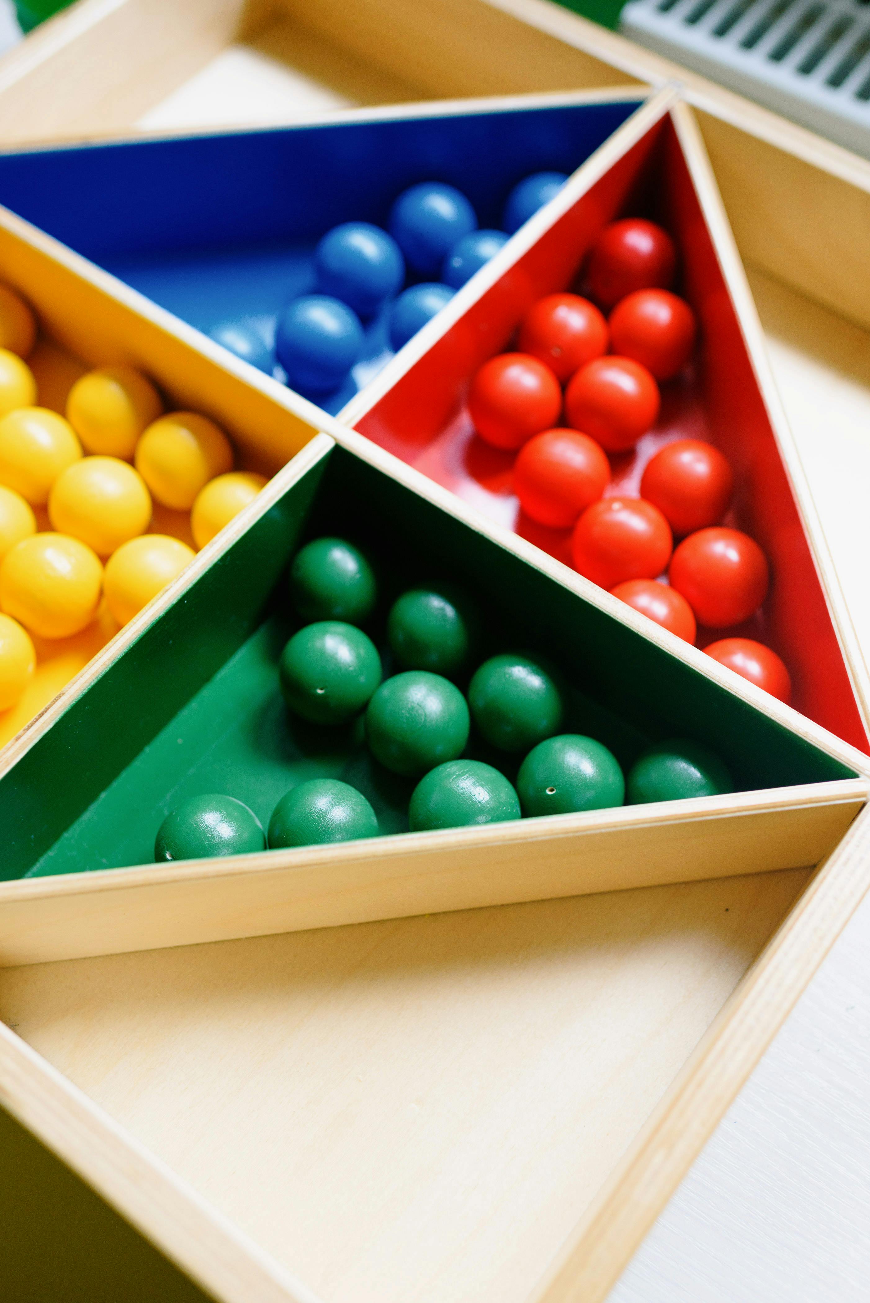 Educational Game with Marbles · Free Stock Photo