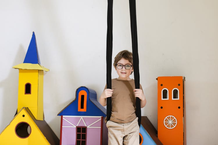 Boy On A Swing