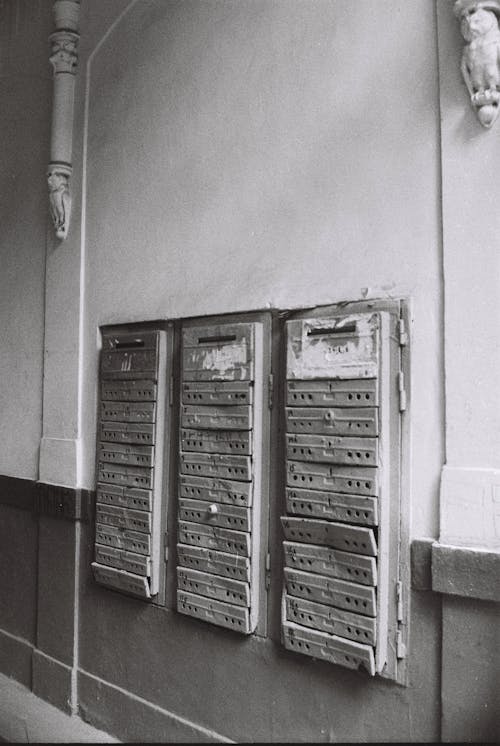 An Abandoned Letterbox in a Building